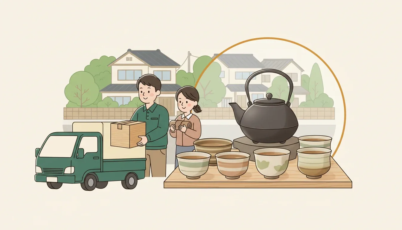 茶道具の処分方法|茶釜・茶碗の買取相場と正しい手放し方