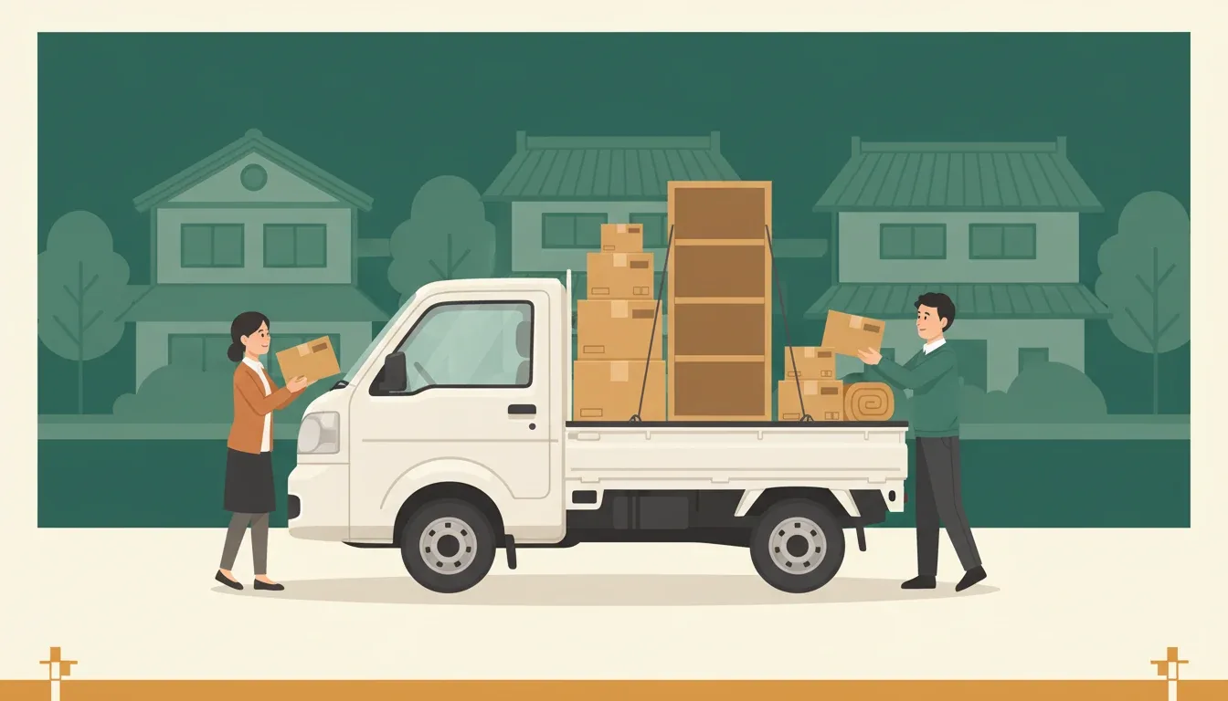 海老名市の引越し不用品回収|同時処分の手順と料金相場