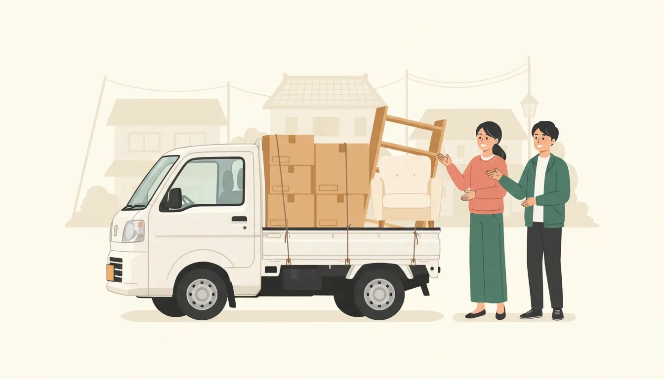 船橋市の引越し時の不用品処分|同時回収業者と料金相場