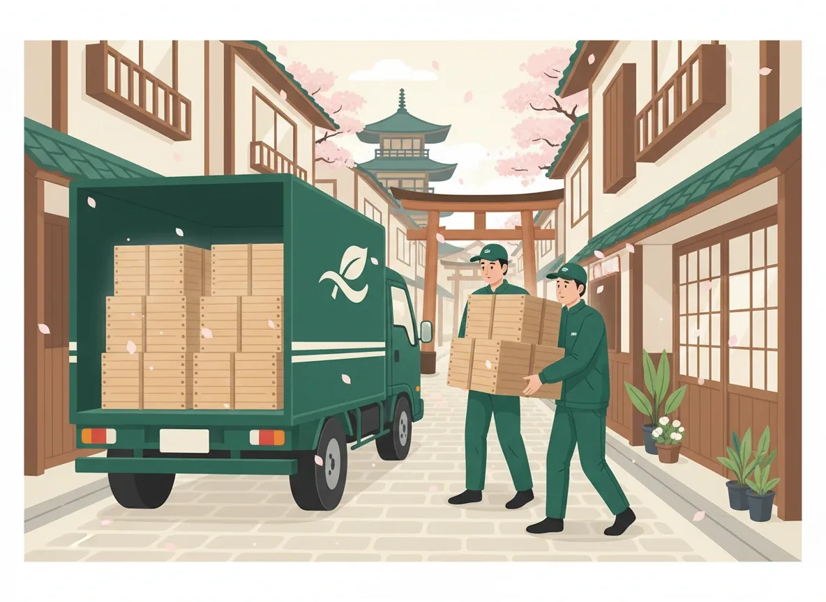 業者の作業・打ち合わせシーン