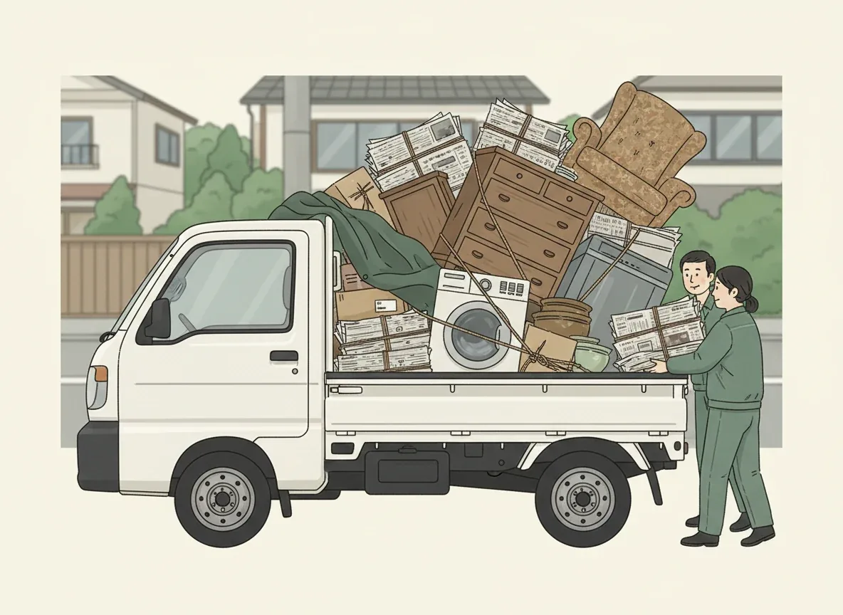 業者の作業・打ち合わせシーン