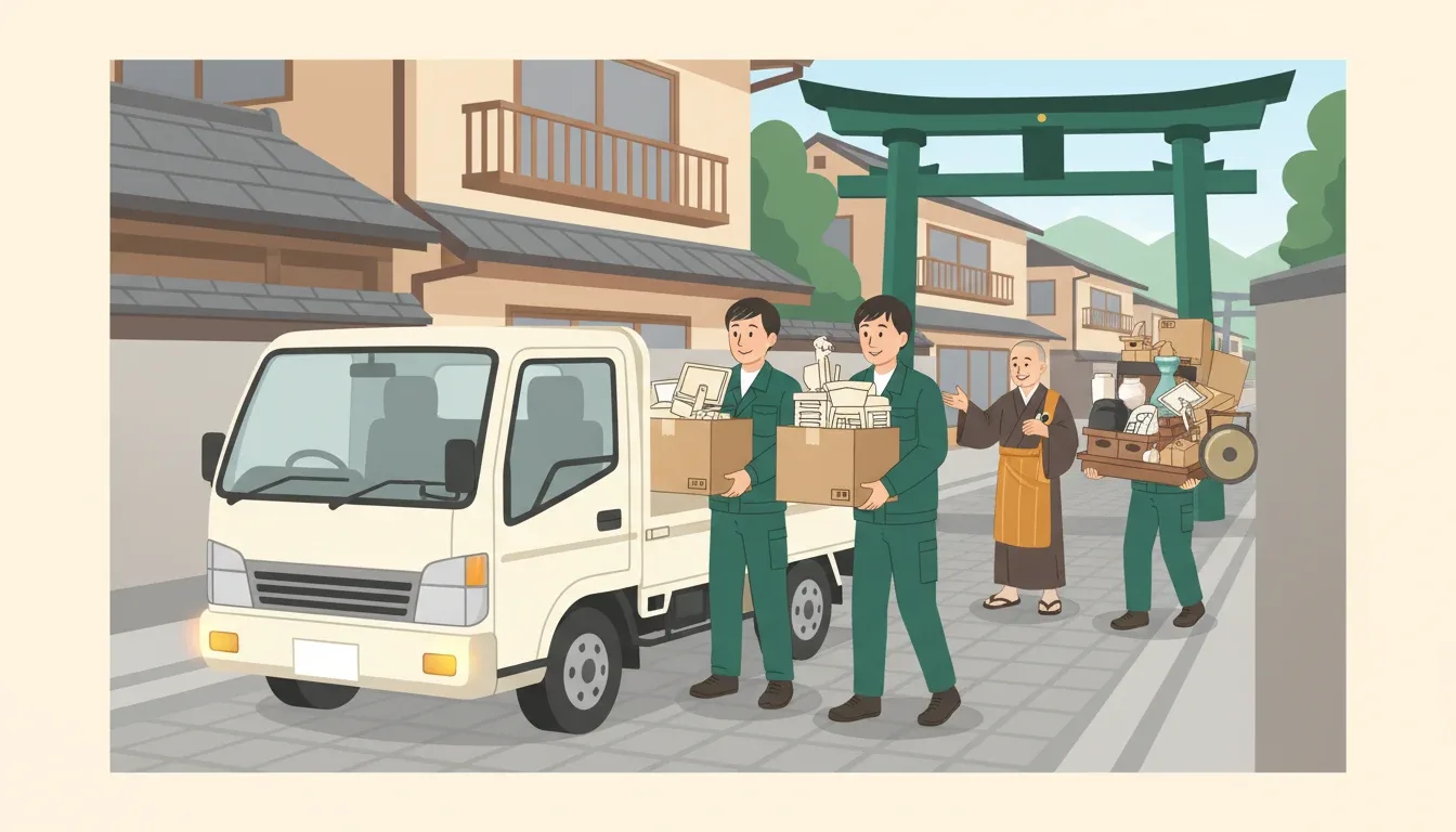 神社・寺院の不用品回収ガイド|仏具・什器・古材の処分と供養の手順
