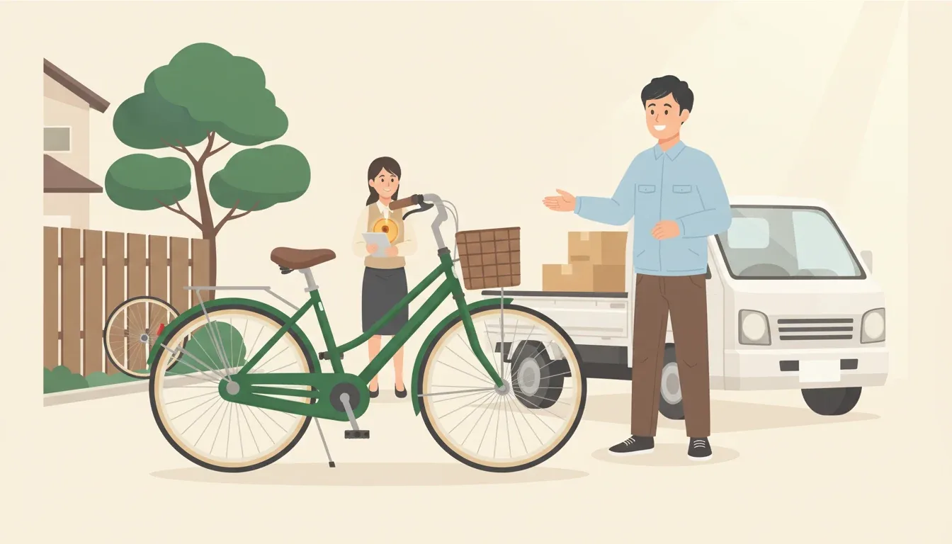 自転車の処分方法|防犯登録抹消・無料引き取り・買取の流れを解説