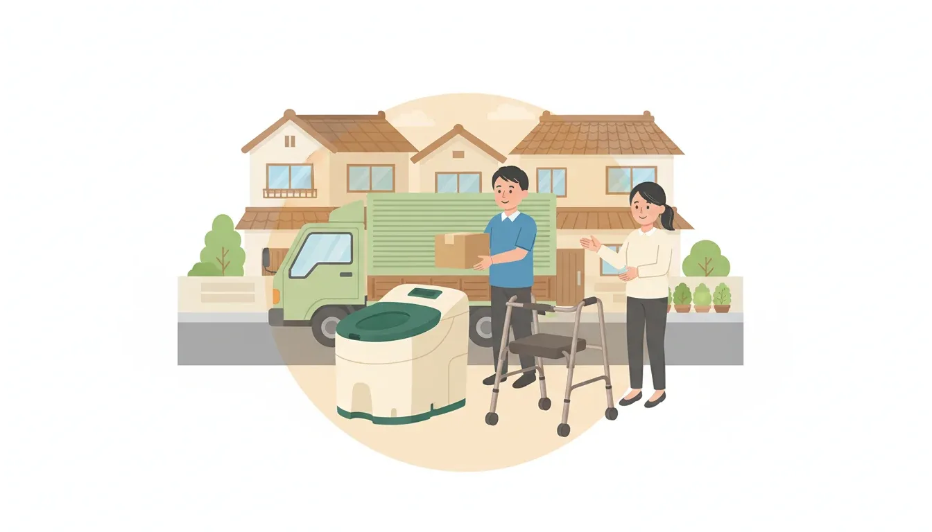 介護用品の処分方法|ポータブルトイレ・歩行器等の廃棄と寄付先
