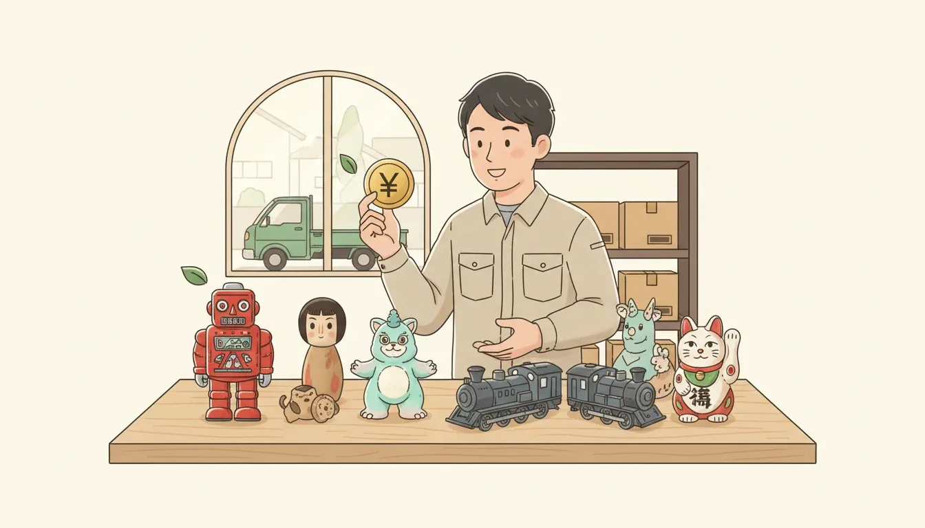 ビンテージ玩具の買取相場|昭和レトロ・ソフビ・ブリキ玩具の査定額