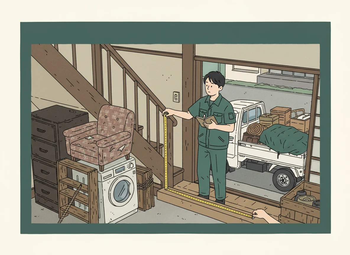 業者の作業・打ち合わせシーン