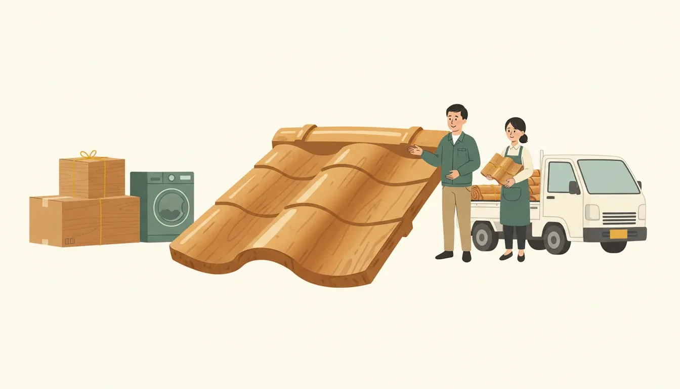 瓦の処分方法|屋根瓦・古瓦の捨て方と産廃処理料金の目安