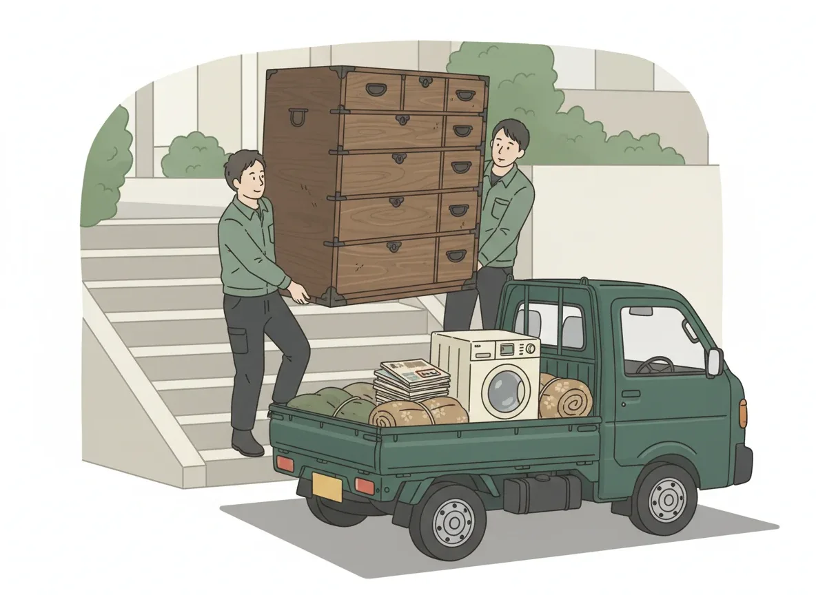 業者の作業・打ち合わせシーン
