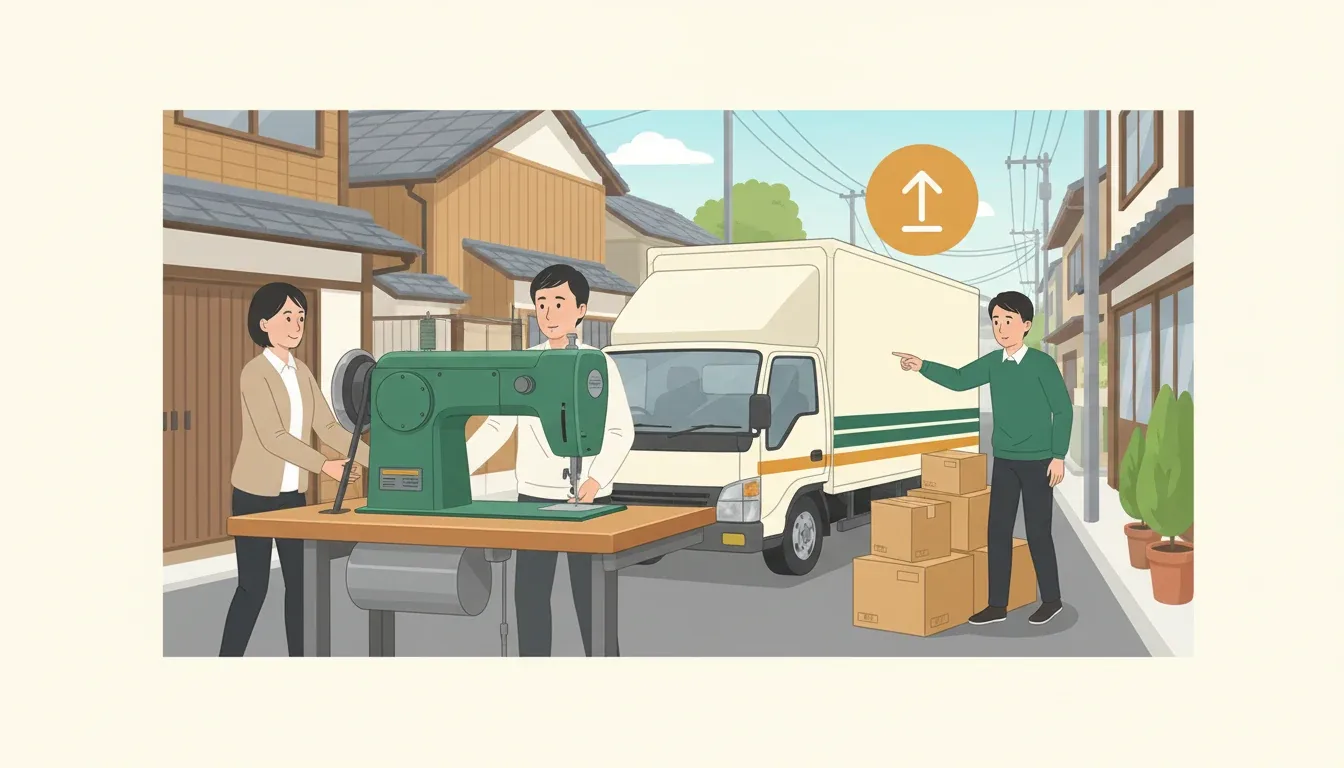工業用ミシンの処分方法|重量物の搬出・買取・業者依頼のポイント