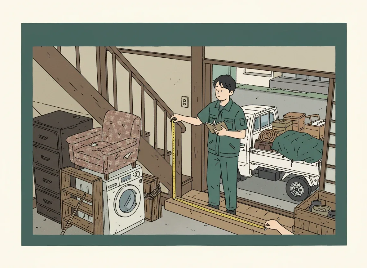 業者の作業・打ち合わせシーン