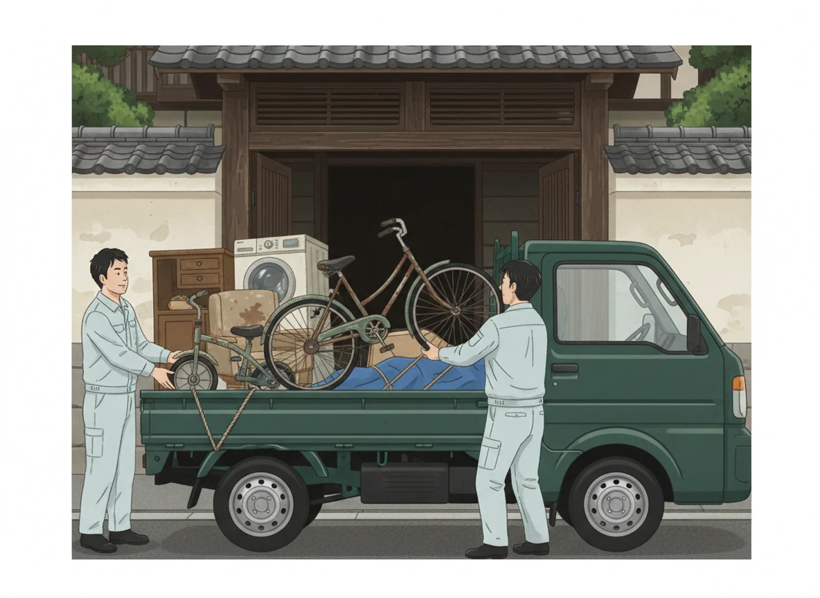 業者の作業・打ち合わせシーン