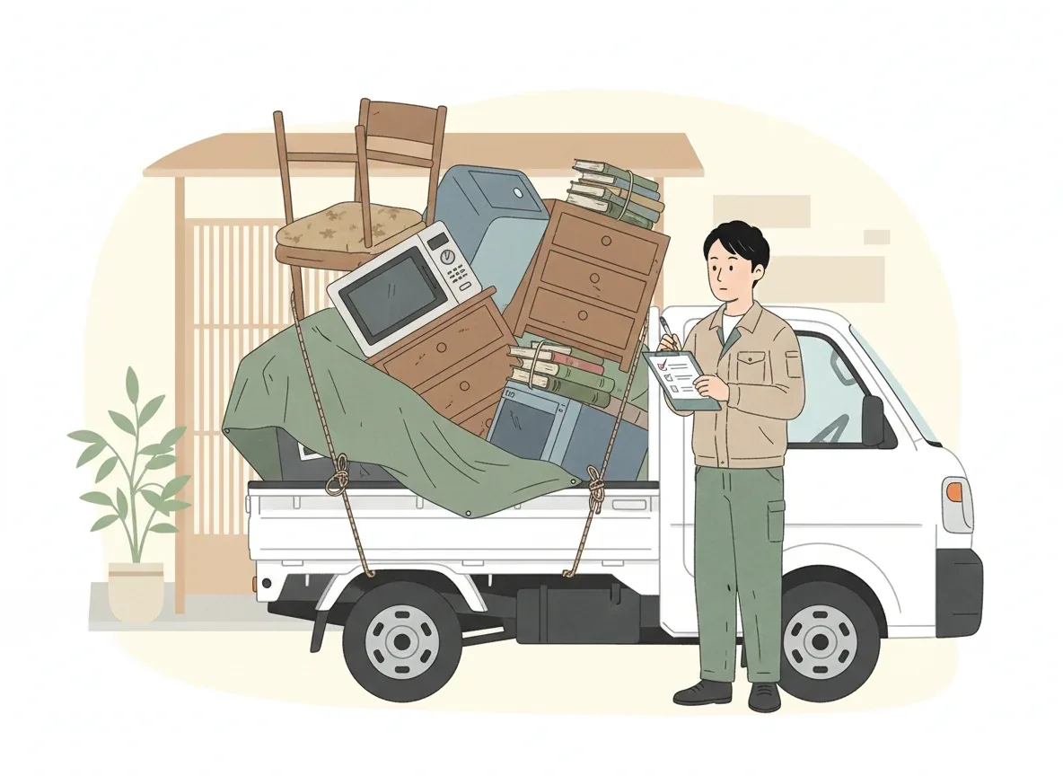 業者の作業・打ち合わせシーン