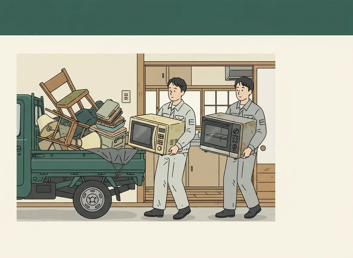 業者の作業・打ち合わせシーン