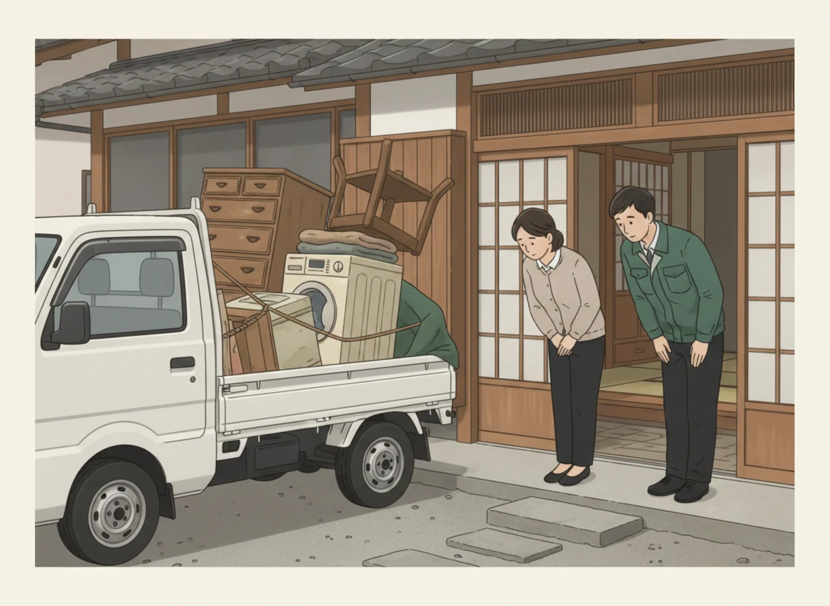 業者の作業・打ち合わせシーン
