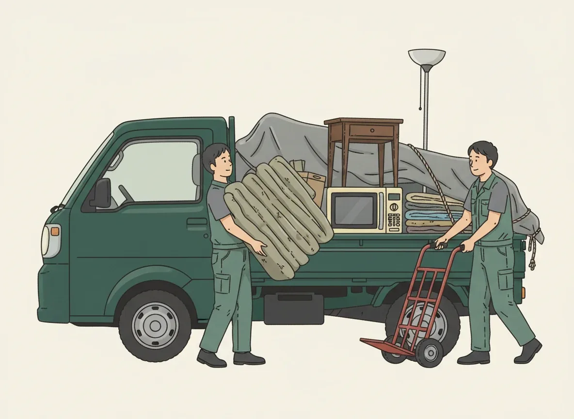 業者の作業・打ち合わせシーン