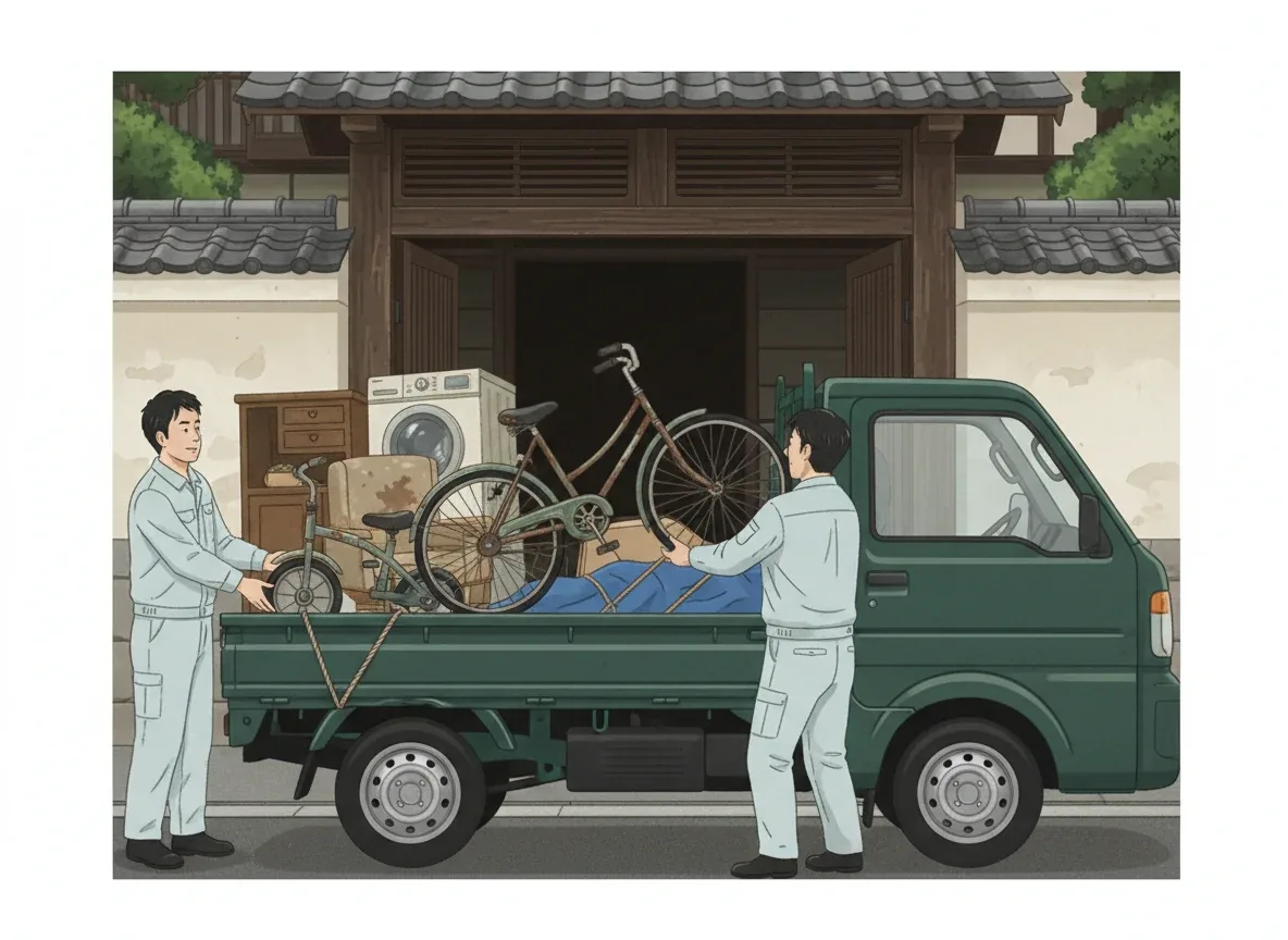 業者の作業・打ち合わせシーン