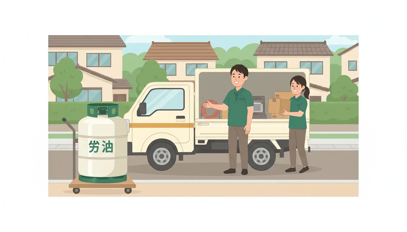 ガス灯油タンクの処分方法 詳細版|残油処理と回収の手順