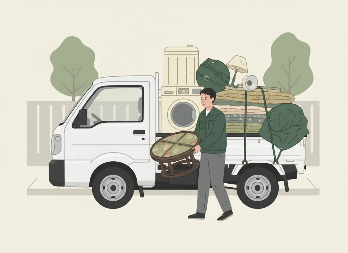 業者の作業・打ち合わせシーン
