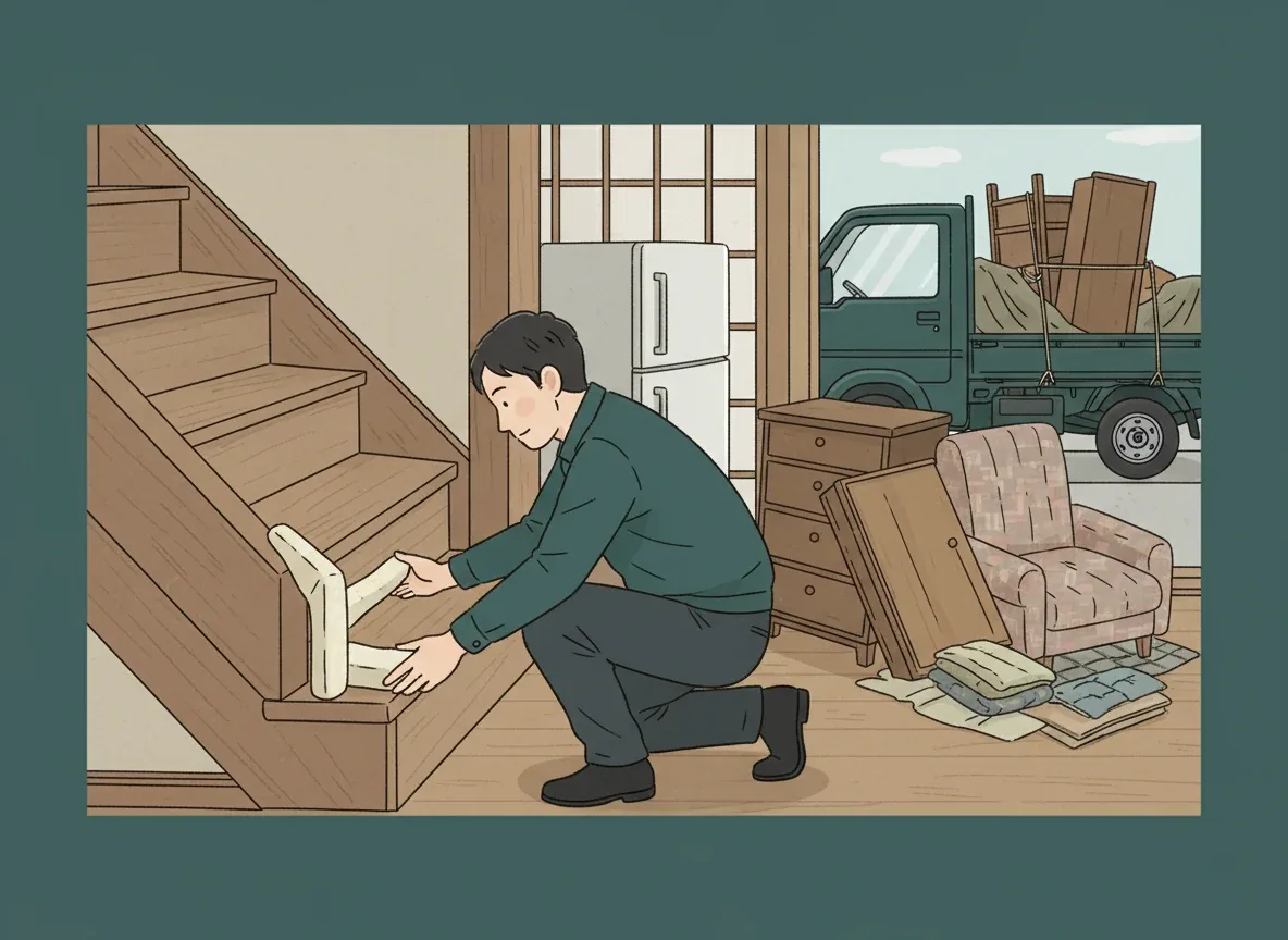 業者の作業・打ち合わせシーン