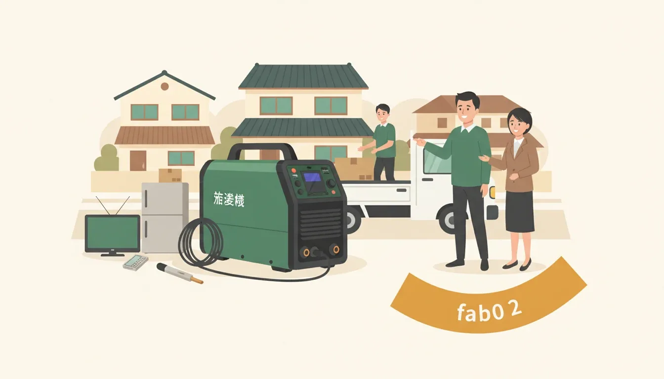 溶接機の処分方法|自治体持込・買取・業者依頼の比較