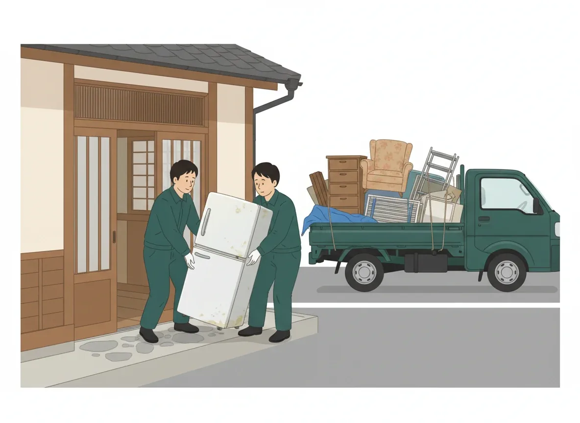 業者の作業・打ち合わせシーン