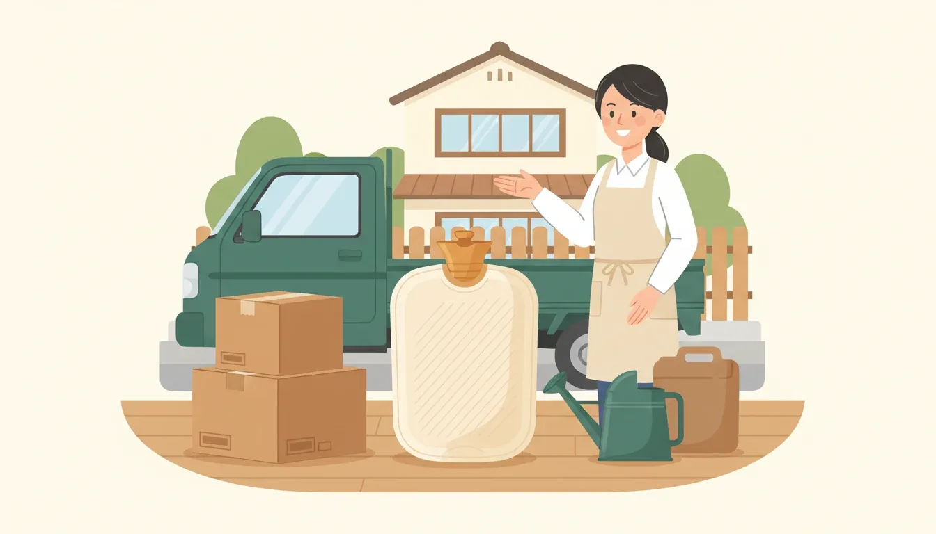 湯たんぽの処分方法|素材別 (金属・プラスチック) の捨て方と注意点